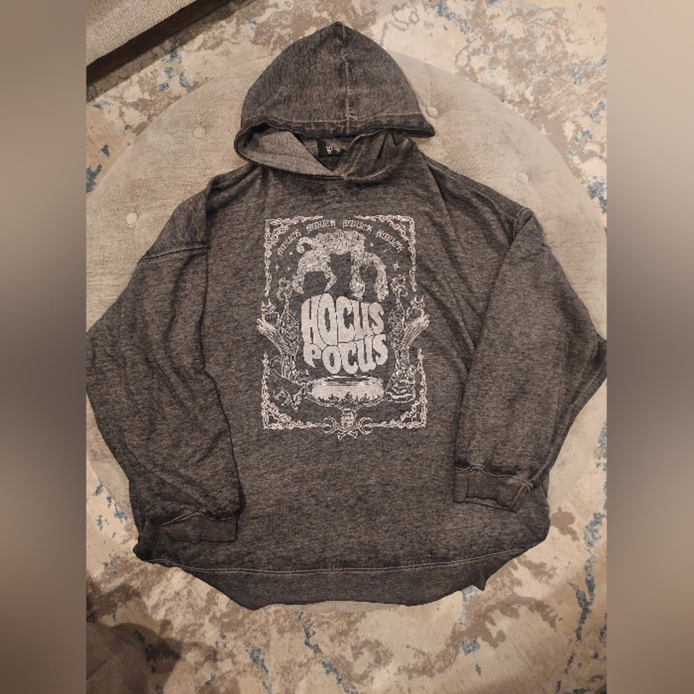 Gray Graphic Hoodie